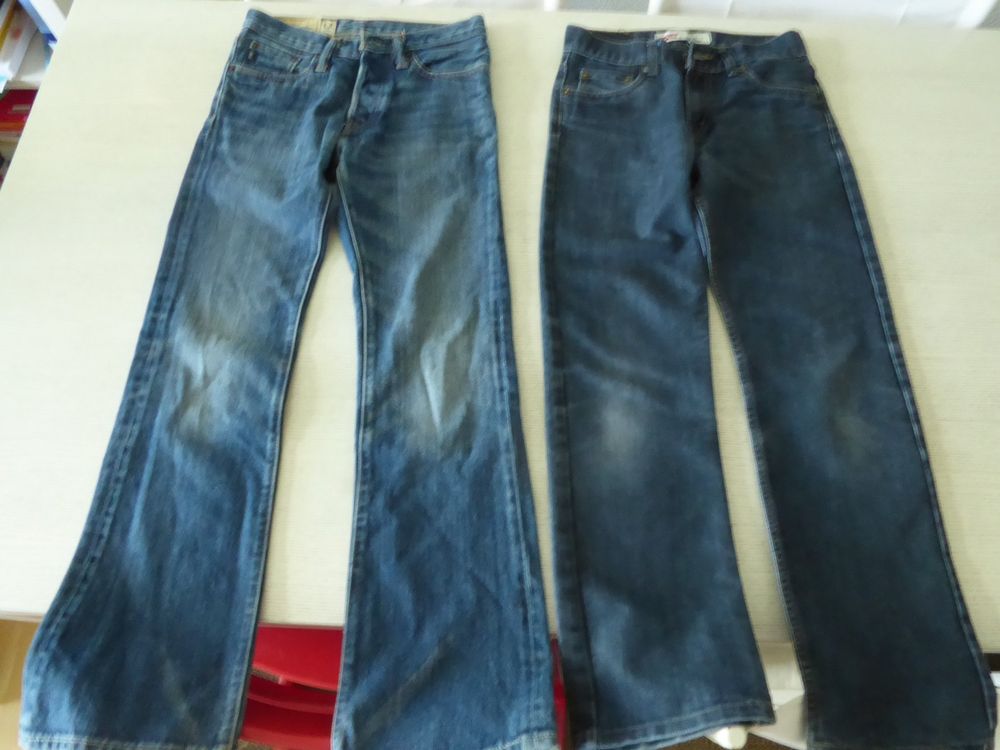 Levi's & Abercrombie Jeans "straight leg" Gr.152 (12) Kaufen auf Ricardo