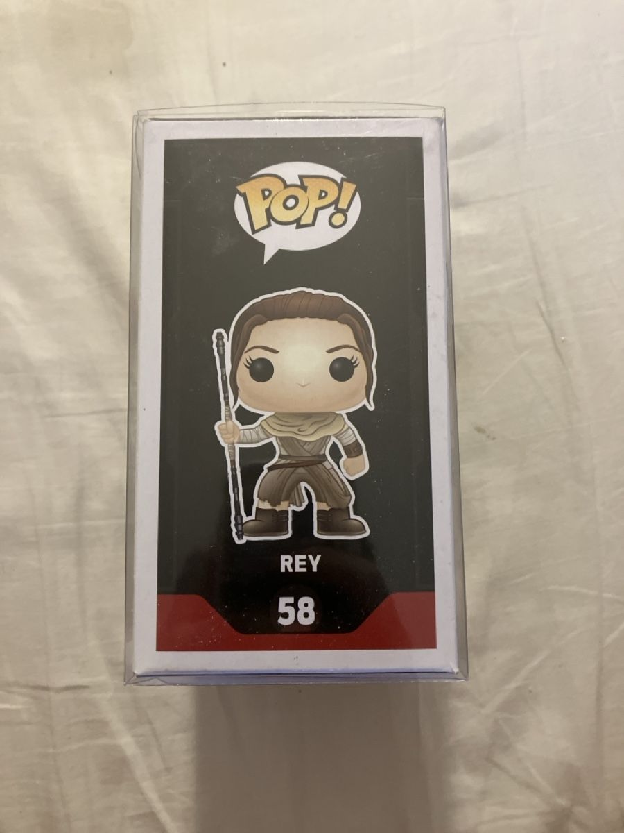 Funko Statuette: Funko Pop, Rey, Star Wars, 58 – Nuovo e nell'imballaggio originale da Rochefort venduto da ise_c7lc 3