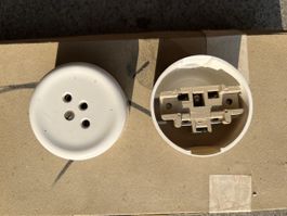 Steckdose weiss Keramik 103 Stk. neu guter Zustand