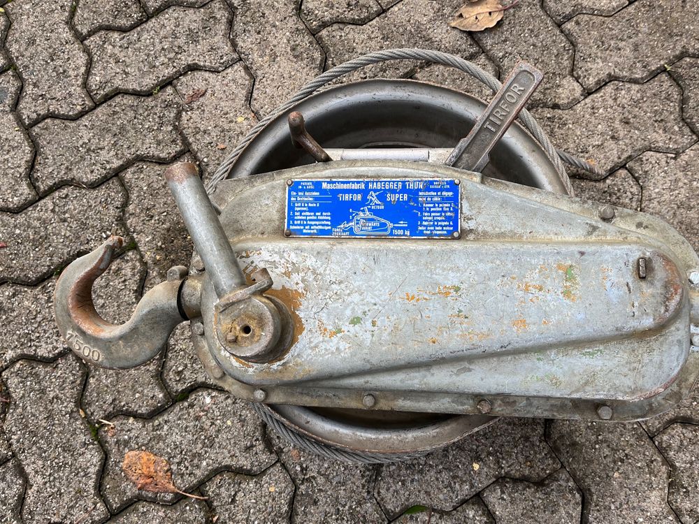 Habegger 1500kg Seilwinde | Kaufen auf Ricardo