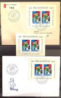 1962 / FDC 2 x Pro Juventute 1x R- Gelaufen + Block **