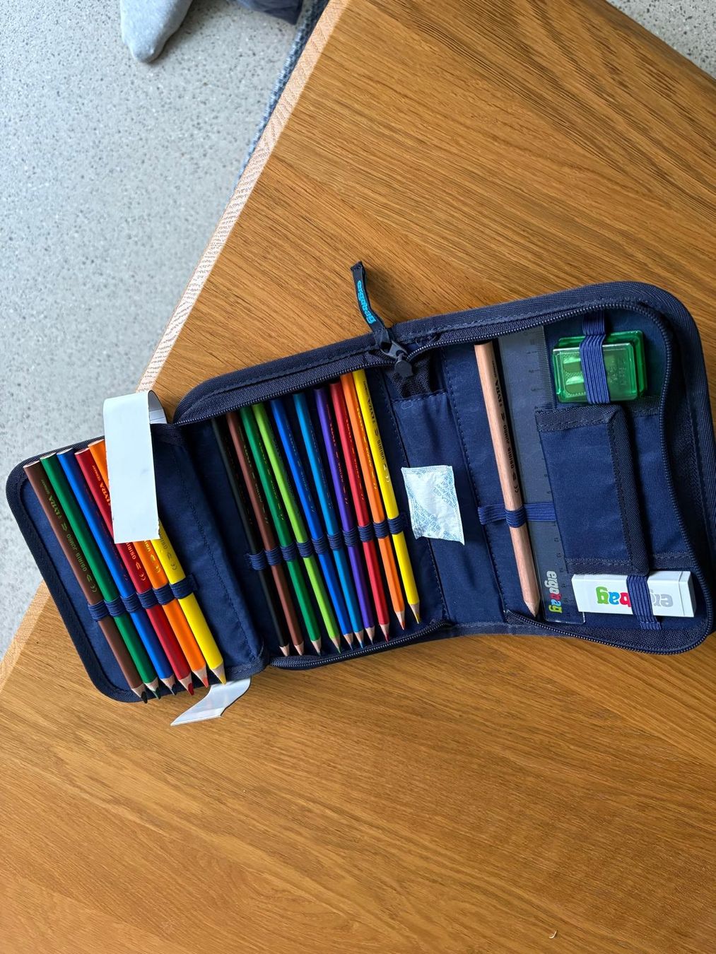 Ergobag Schüler-Etuis: Ergobag Federmäppchen / Etui blau (Polizei)  – Neu und originalverpackt aus Basel von martin178