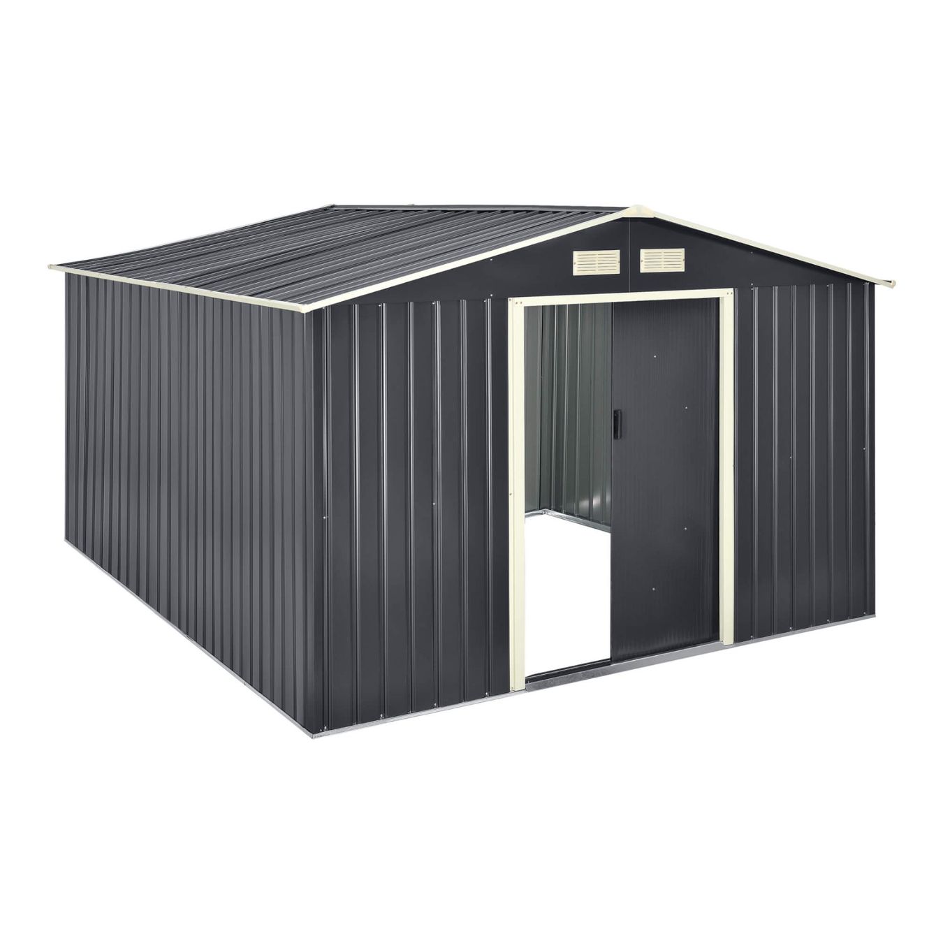 Gartenhäuser & Gewächshäuser: Gartenhaus Stahlblech mit Satteldach - Gratis Versand – Neu und originalverpackt aus Kleinwangen von Maluwa_GmbH 2