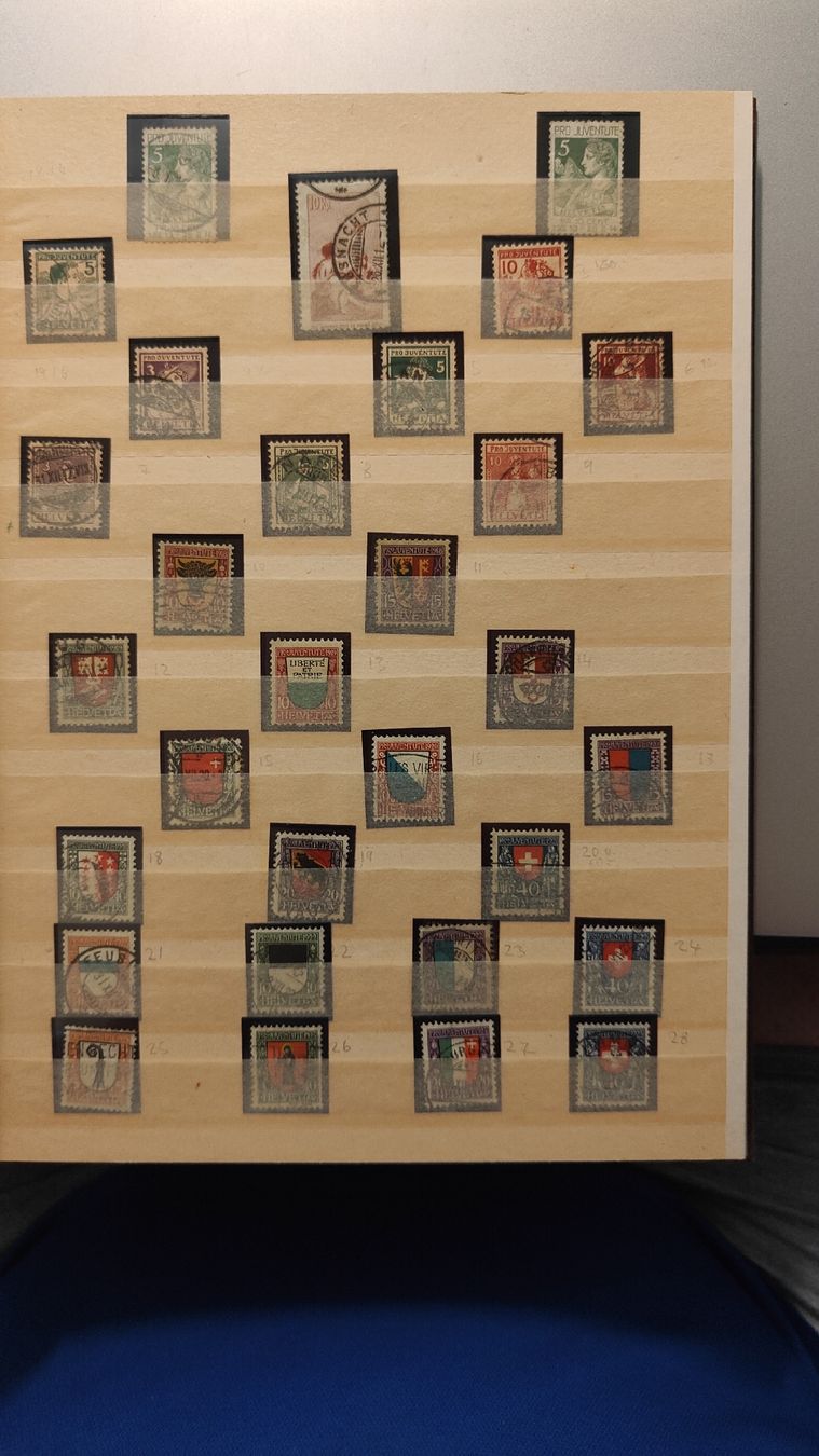 Tutti i francobolli: Super Sammlung Pro Juventute  – Usato da Riniken venduto da ChriguG75 1