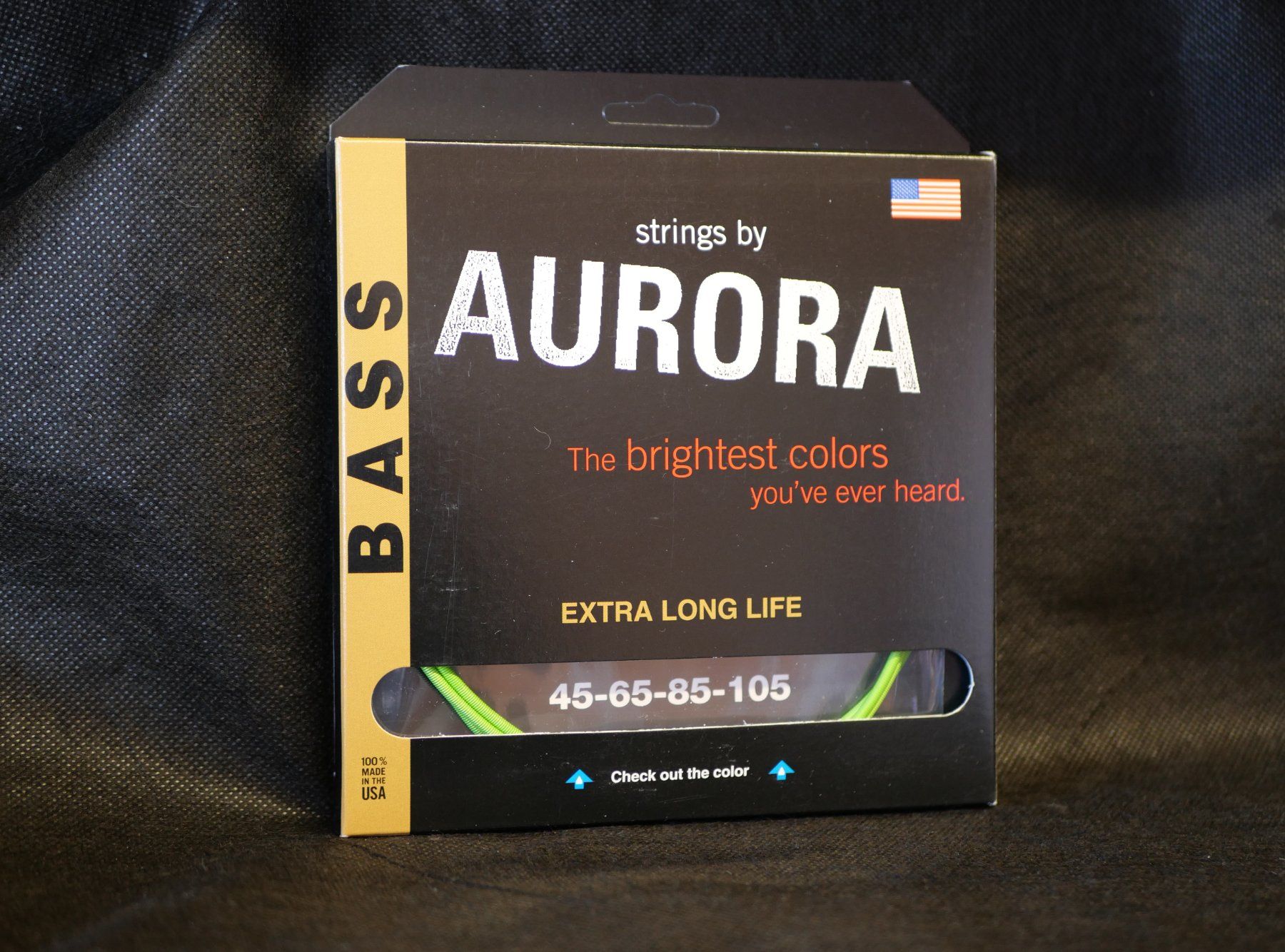 Strumenti musicali: Aurora Premium Medium Bass Saiten - Nitro Lime – Nuovo e nell'imballaggio originale da Grimisuat venduto da musicgear.ch