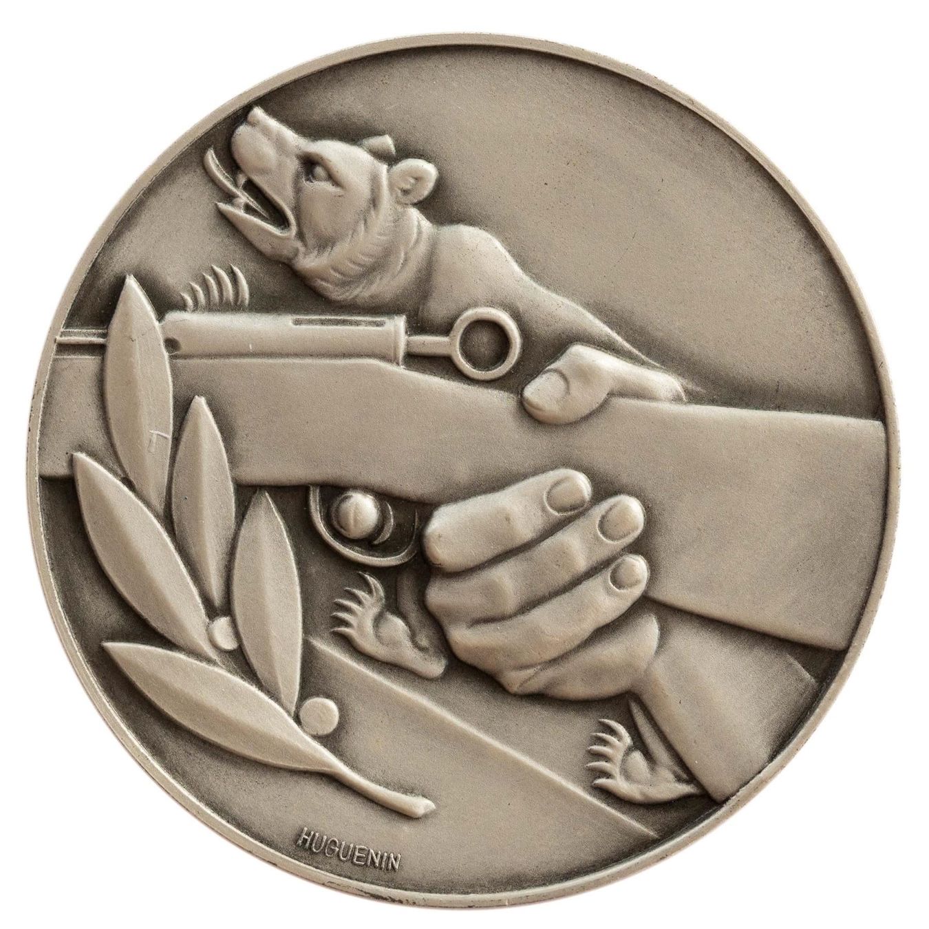 Medaglie: Medaille o.J. Kant. Bern Kleinkaliber – Usato da Rotkreuz venduto da Swiss-Coins