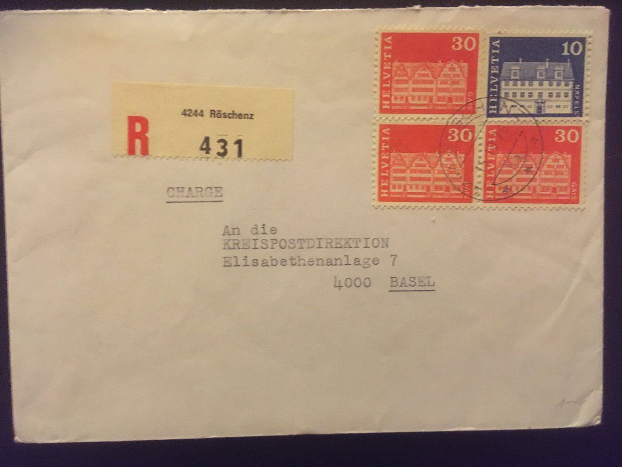 Alle Briefmarken: Schweiz diverse Belege 1965-1989 – Gebraucht aus Nesslau von zueri6 1