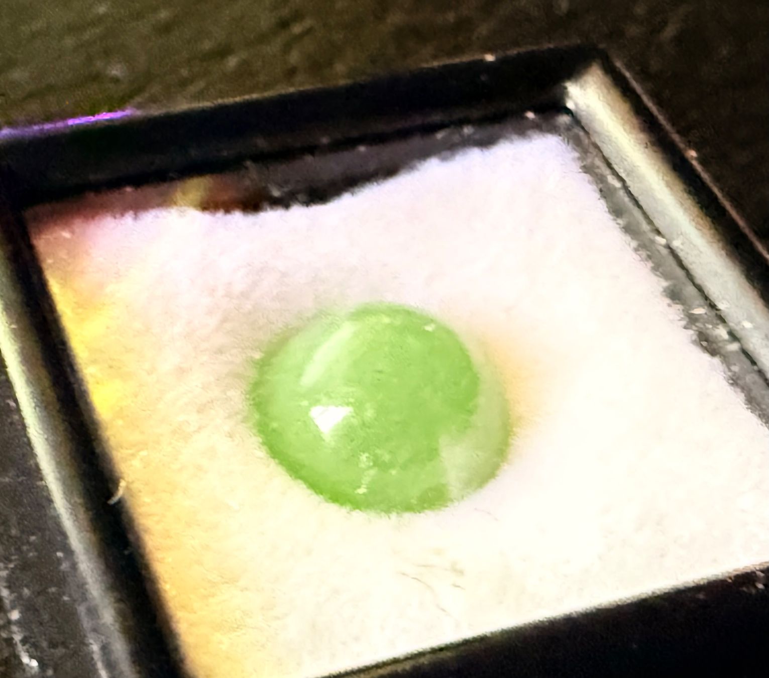 Pietre preziose: Prasopal Cabochon, echt, natürlich. 3,88ct – Usato da Zuerich venduto da SonderArt-Wertgut