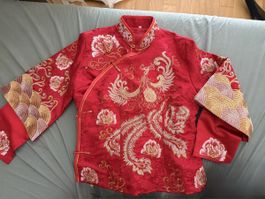 Chinesisches Hochzeitskleid Theme Party, Rot, Gr. M