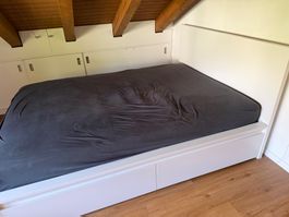 Ikea Bett weiss 140x200cm