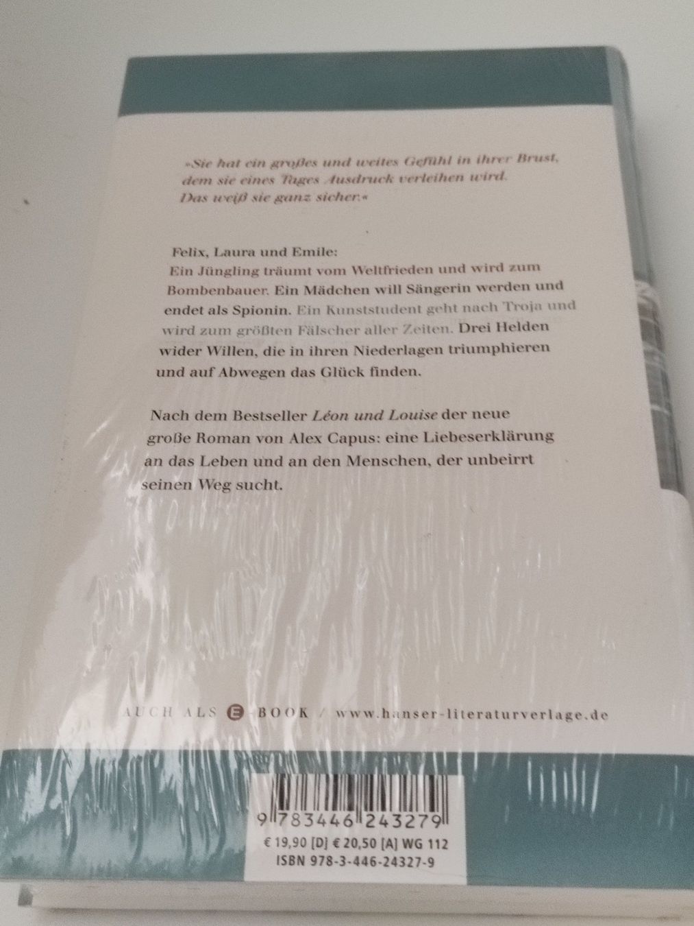Libri: Alex Capus: Der Fälscher – Nuovo e nell'imballaggio originale da Solothurn venduto da Csw1 1