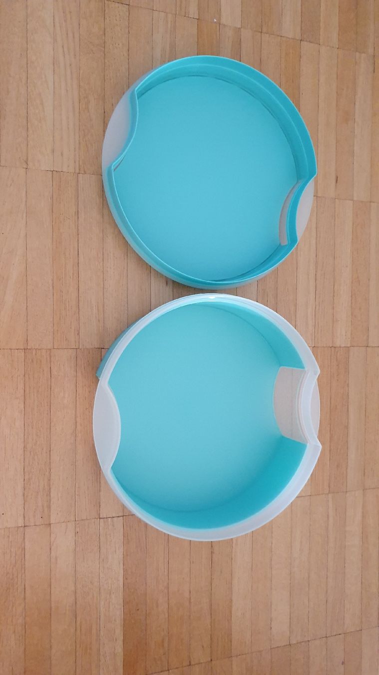 Tupperware Recipients et similaires: Tupperware Keks/Vorratsdose mit Deckel Tuerkis  – D'occasion à Laufenburg par megane1959 3