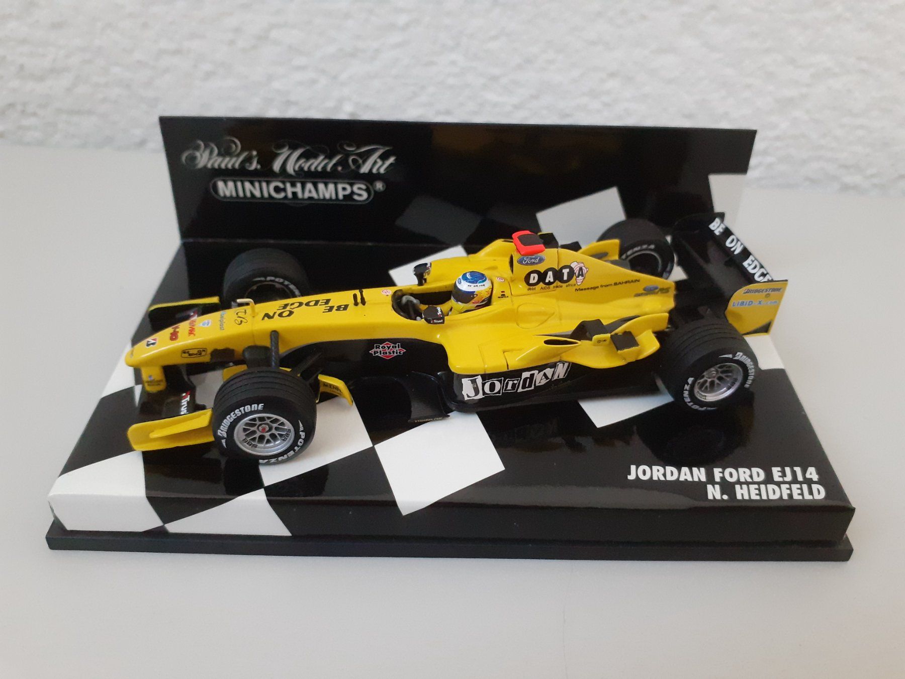 Minichamps Modellini d'auto: Jordan-Ford EJ14, Nick Heidfeld, 2004 – Usato da Aarburg venduto da Hktm