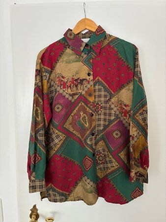Seidenbluse - Gr. 42