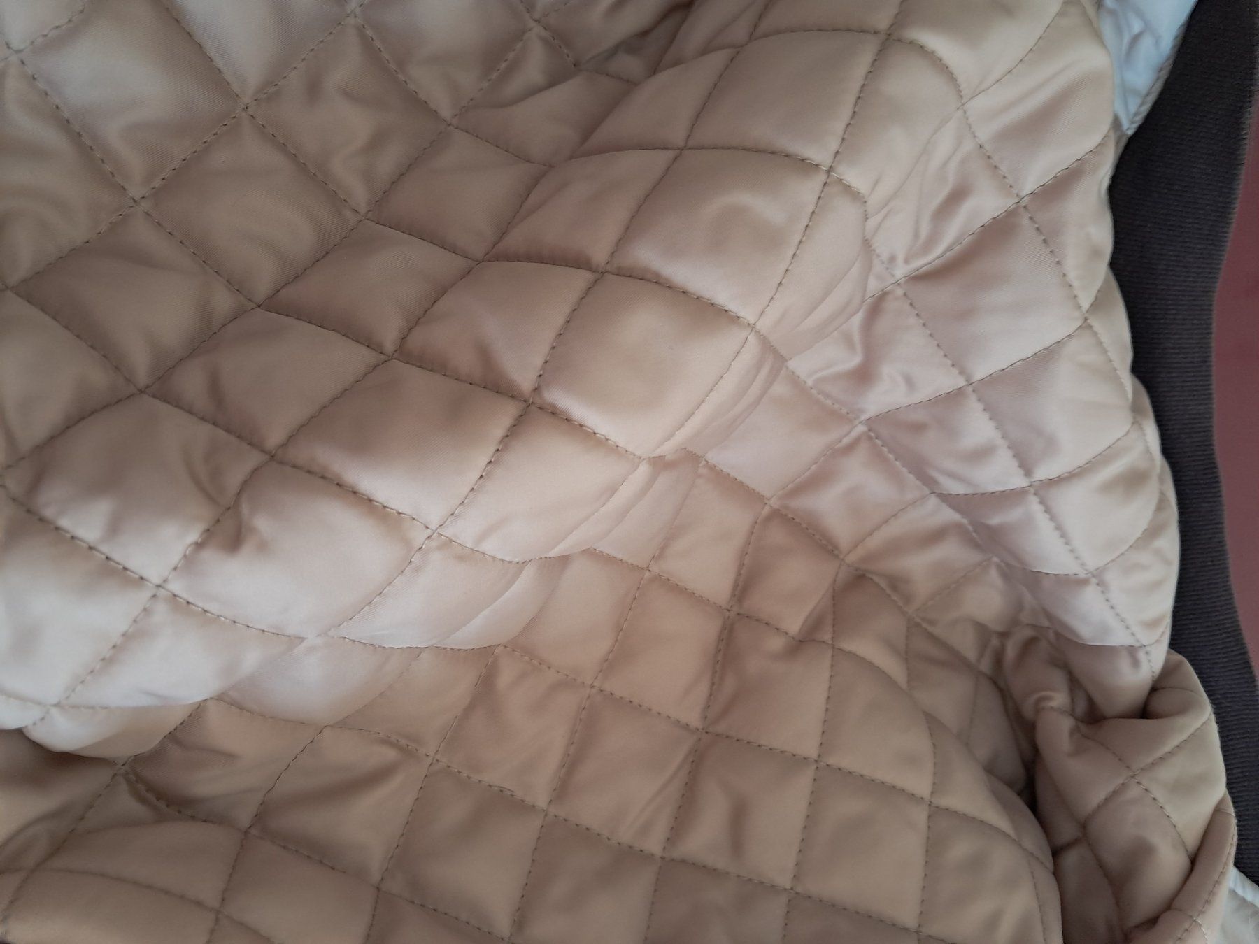 Jacken: Bomber Steppjacke . Offwhite/Braun . leicht . S . – Gebraucht aus Leuggelbach von schmetterlings-fee 3