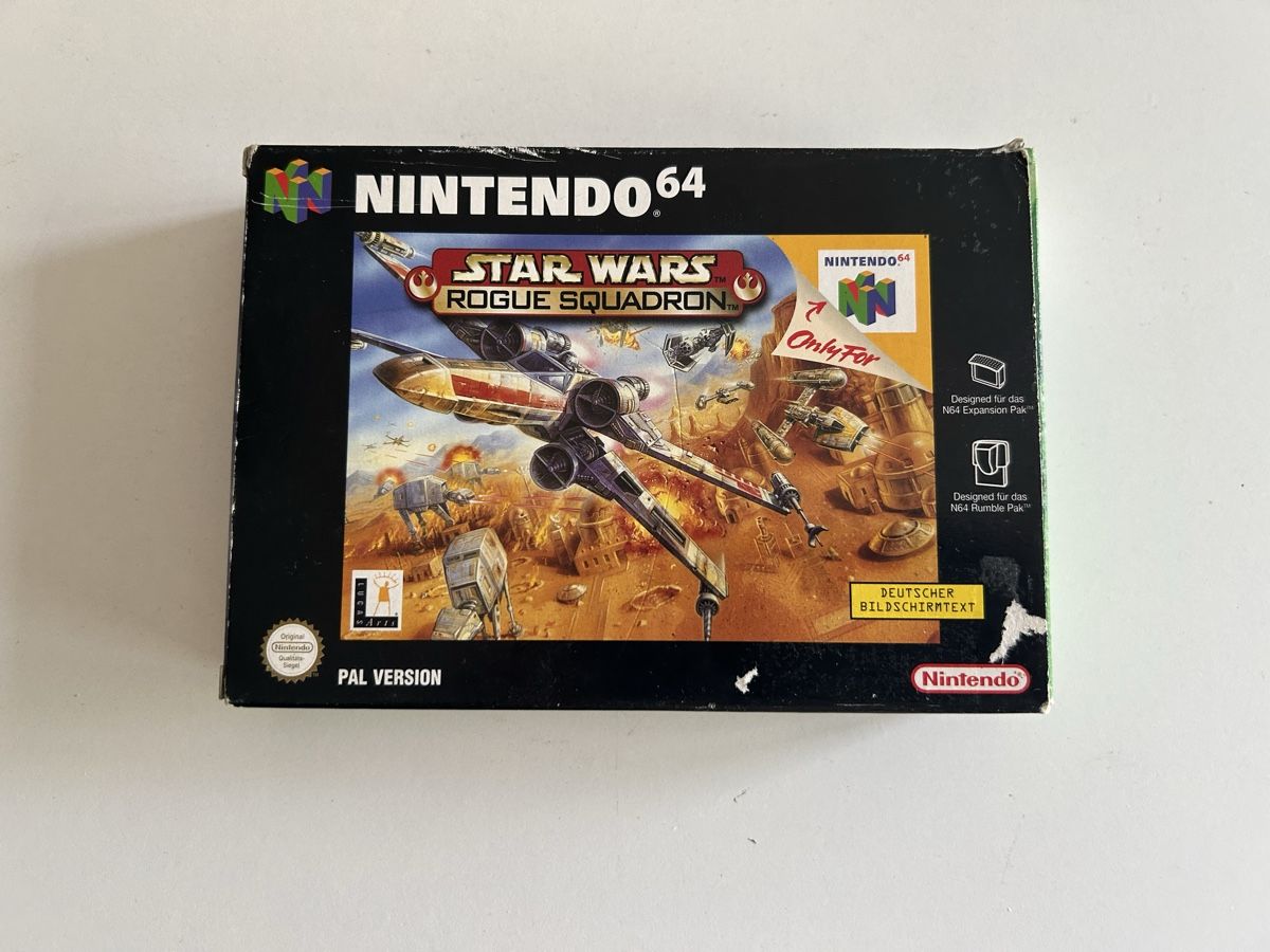Nintendo Giochi: Star Wars Rogue Squadron N64 cib – Usato da Pully venduto da PongDayOne