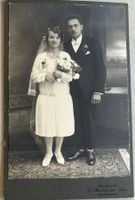 Kabinettfoto von E. Aeschbacher, Bern - Brautpaar, Ehepaar