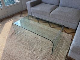 Table basse en verre trempé