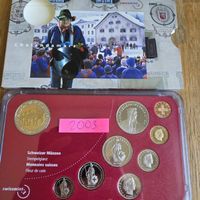 Schweizer Münzsatz 2003 Stempelglanz - Top Zustand..