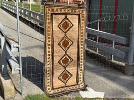 Gabbeh 215x105cm Teppich geknüpft sauber