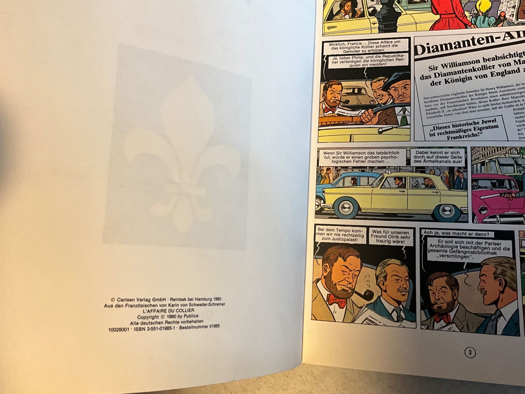 Fumetti: Blake und Mortimer-Bd.5-Die Diamantenaffaere – Usato da Agriswil venduto da Ueli03 1