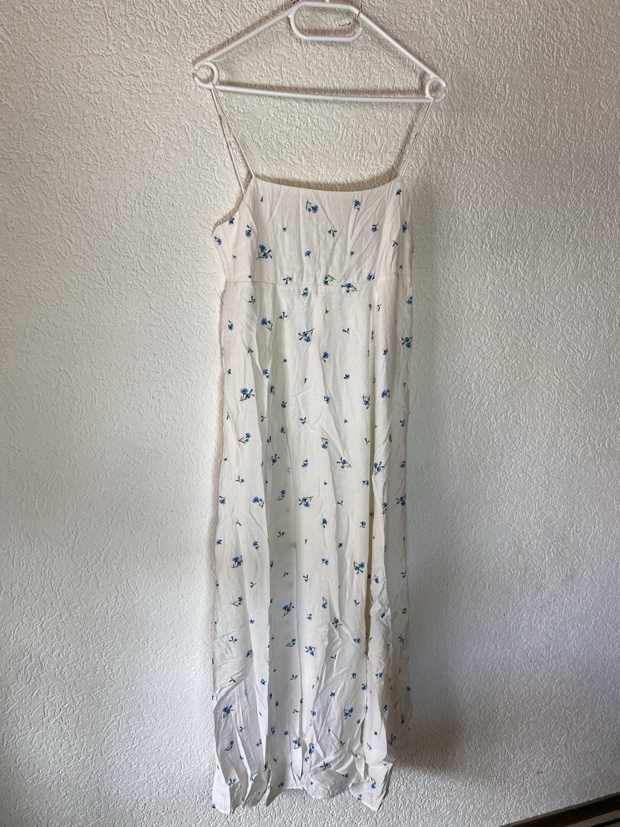 H&M Vestiti: Maxikleid mit Blume von H&M – Usato da Emmen venduto da Linda-Bachmann