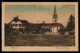 AK Wengi b. B., Pfarrhaus und Kirche