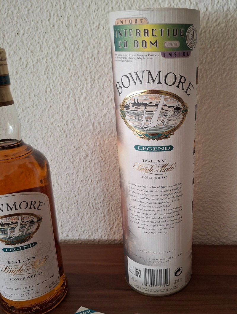Bowmore Bevande alcoliche: Scotch Whisky Single Malt BOWMORE Legend – Nuovo (secondo la descrizione) da Weggis venduto da daisyflower 4