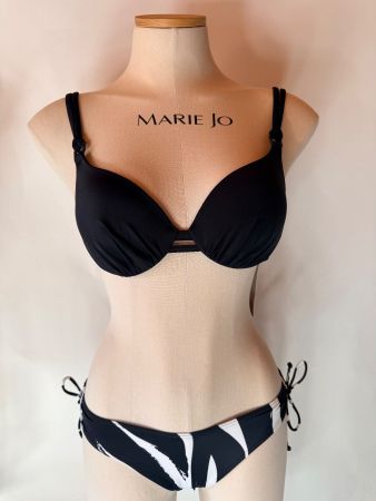 TRIUMPH, Bikini SUMMER Mix & Match, Gr.38B/36, Schwarz/Weiss