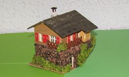 Faller H0 294: Berghaus am Hang, aus Holz, schön + rar!