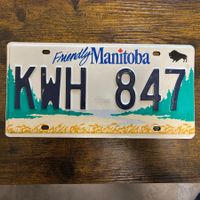 🇨🇦 Autonummer - Manitoba KWH 847 - Kanada