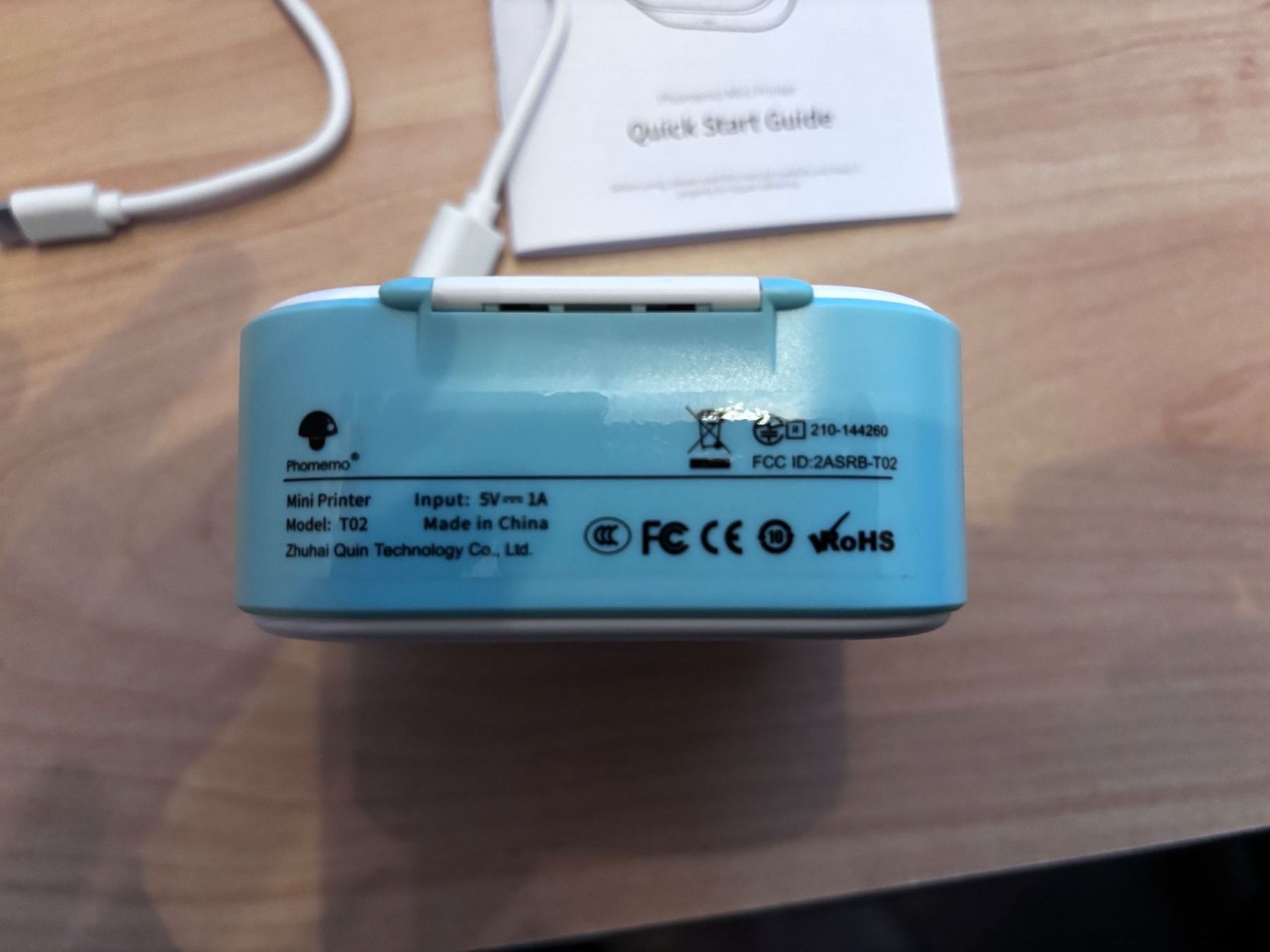 Stampanti: Phomemo Mini Drucker T02 grün gebraucht mit Kabel – Usato da Obfelden venduto da pagimu0 3