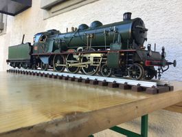 Dampflokomotive Echtdampf frisch gebaut Spur 1 1:32