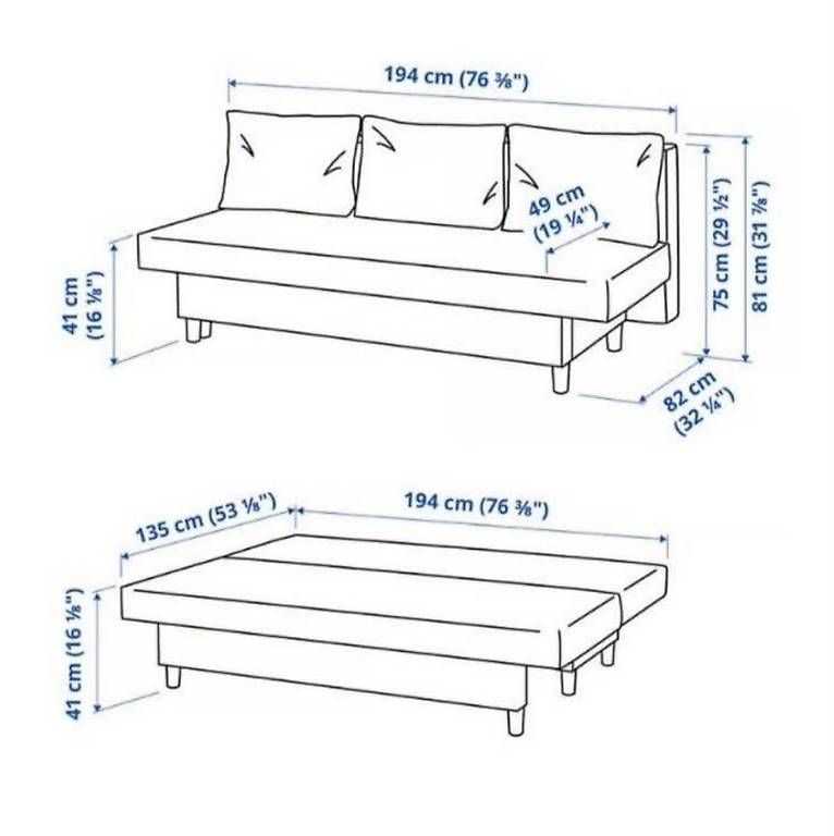 Sofas: IKEA Schlafsofa ASARUM – Gebraucht aus Zürich von Kokka89 2