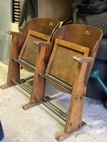 Vintage Kino Stühle 20er jahre Original