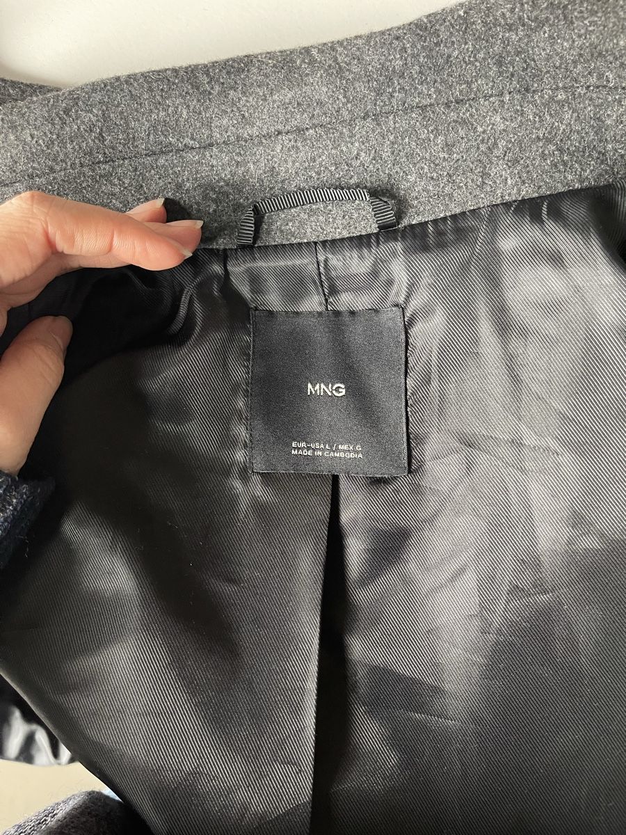 Mango Giacche: Veste grise Mango taille L – Usato da Genève venduto da madetil1 3