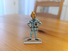 Figurine Tintin en relief diecast Objectif Lune