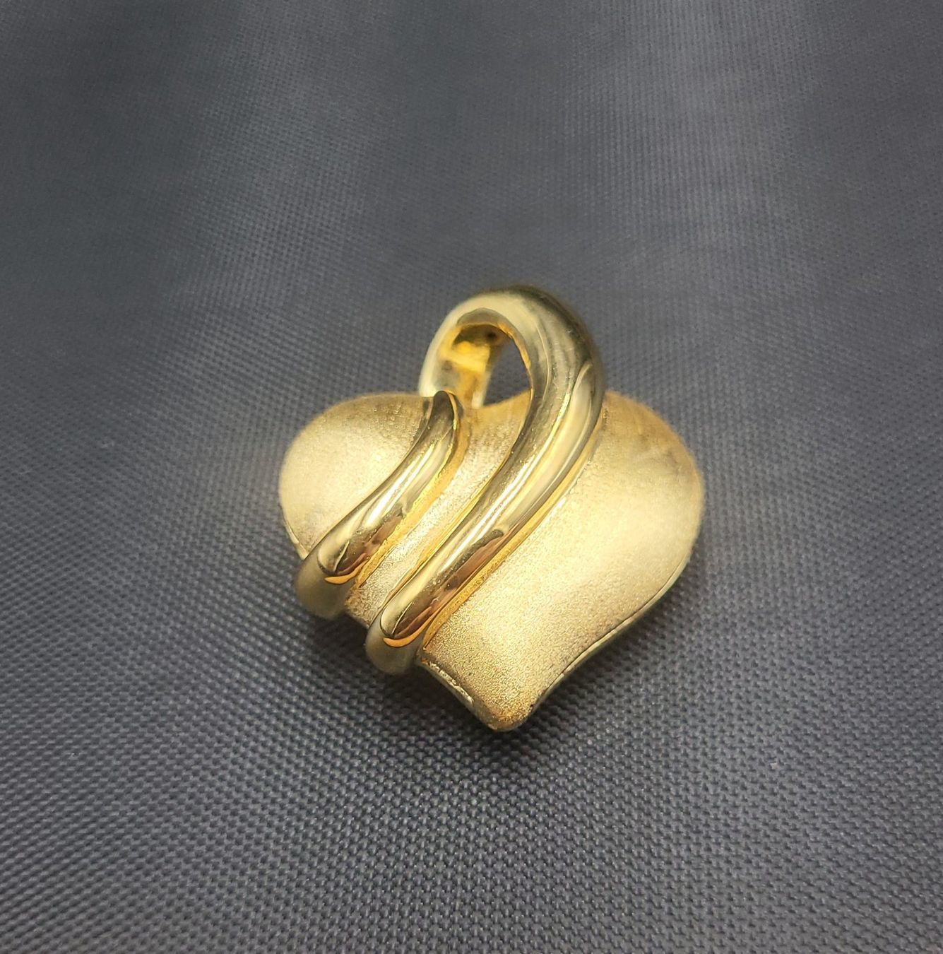 Ciondoli: Gold 585 Herz Anhänger – Usato da Wald ZH venduto da Dasilver 8