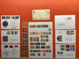 🇨🇭Briefmarken ab sitzende Helvetia Nr.37-52