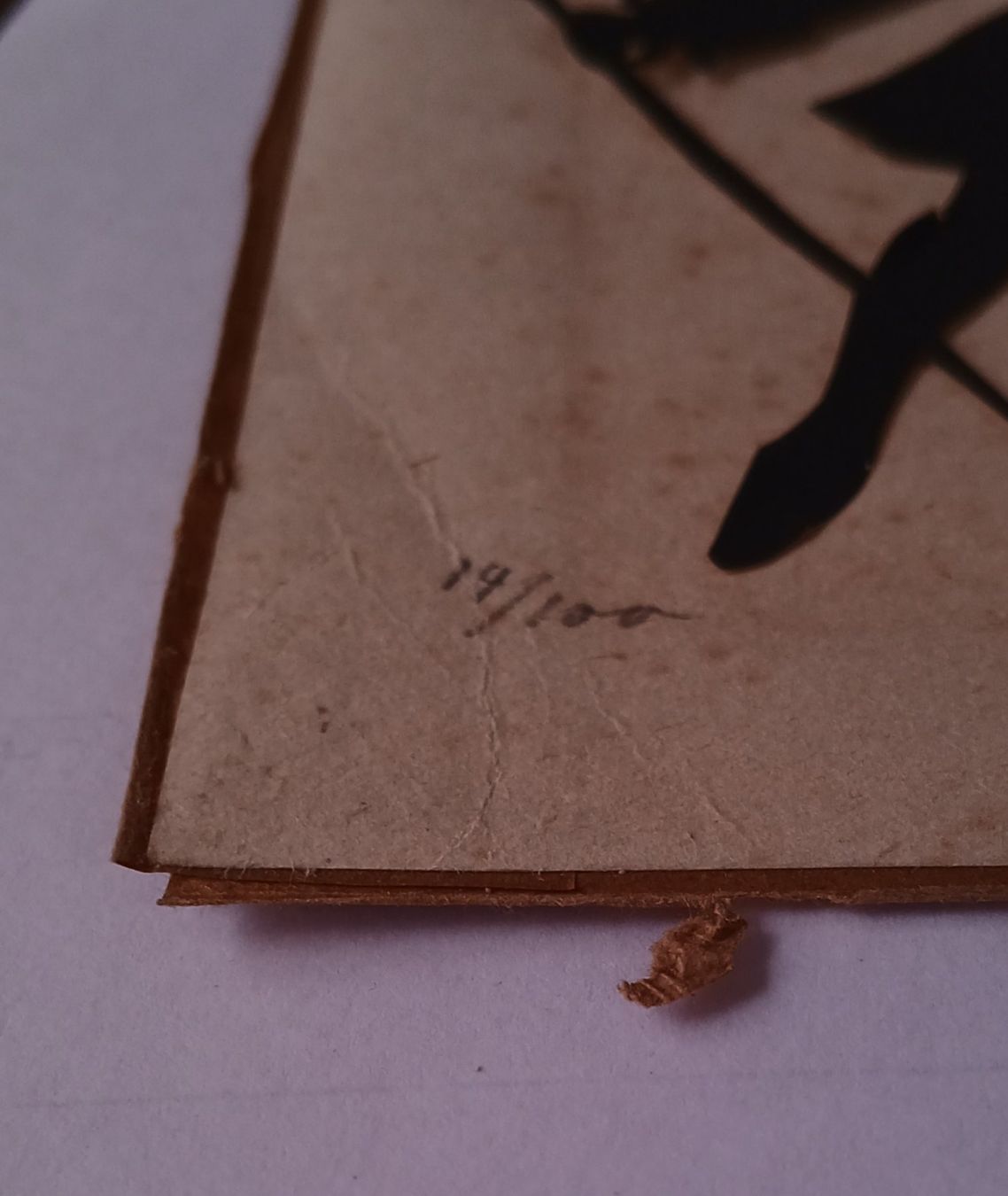 Grafica & Litografie: Scherenschnitt  >> Das Pärchen>> – Usato da Zürich venduto da Mr.Dachboden 3