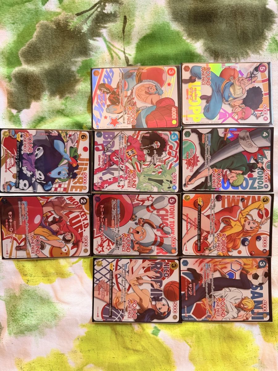 Bandai Sammelbilder & Trading cards: One Piece Set Round1 – Neu (gemäss Beschreibung) aus Chavornay von murmur2000