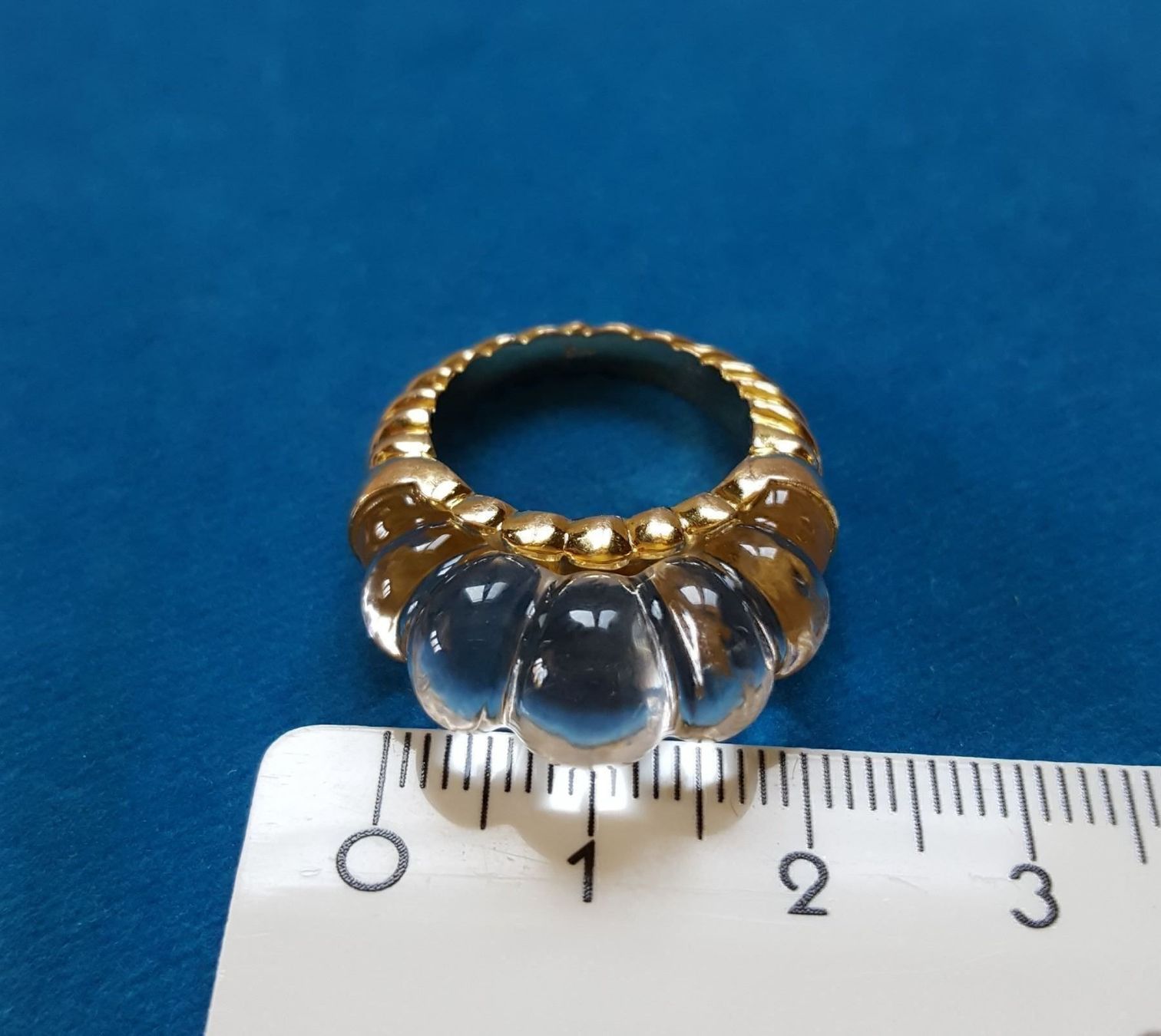 Anelli: Massiv 585 Gold Ring Mit Stein – Usato da Wald ZH venduto da Aniade 4
