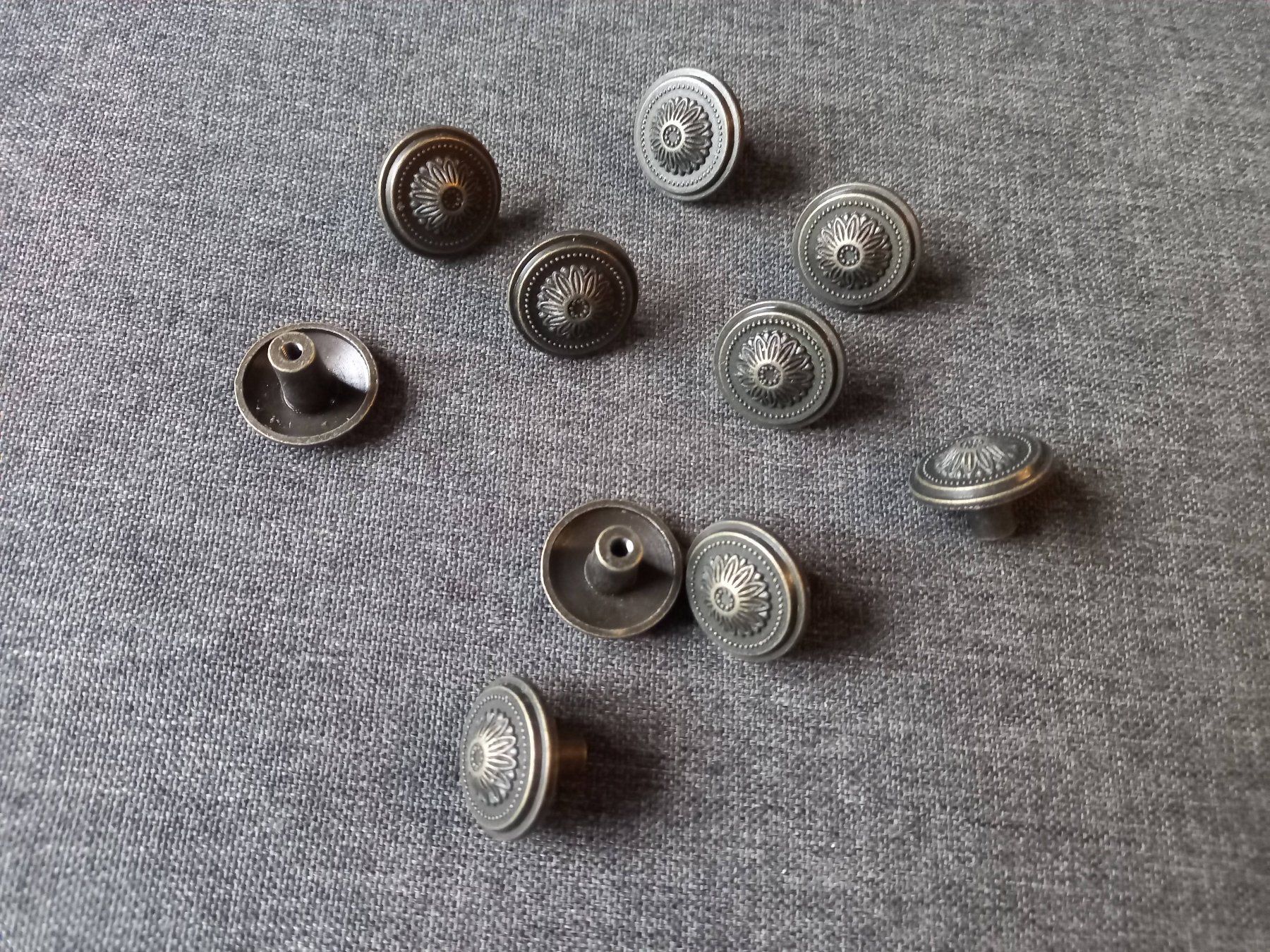 Ferramenta: 10x Schwarzer Griff Schubladenschrank, Kommode – Nuovo e nell'imballaggio originale da Bussigny venduto da batishop 2
