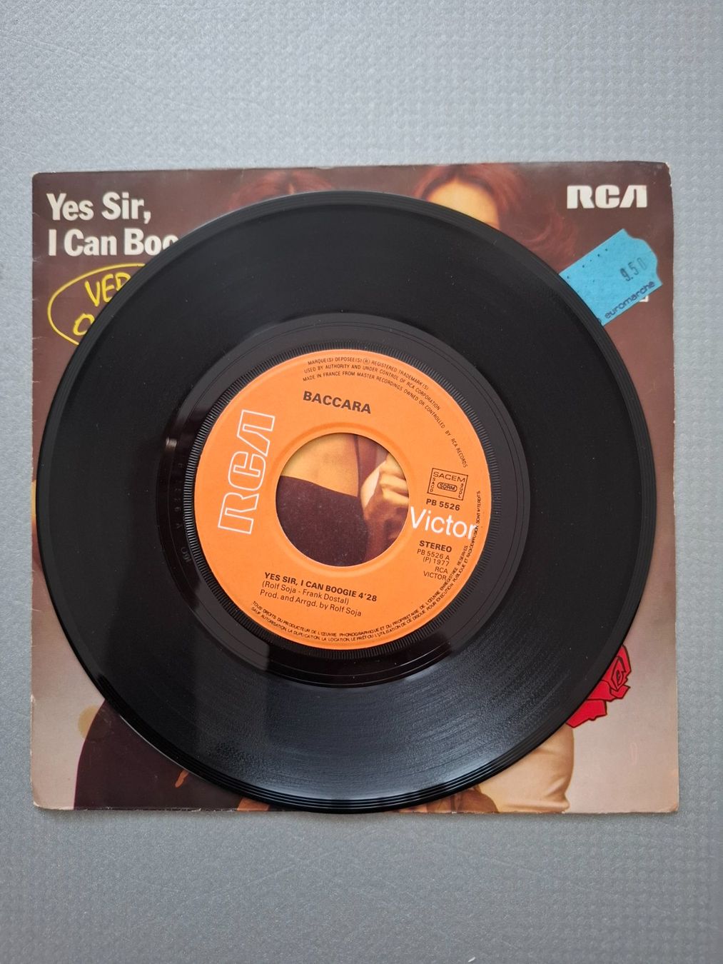 Dischi in vinile: Baccara - Yes Sir, I Can Boogie – Usato da Arbon venduto da pendulum 1
