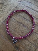 Lizas Armband mit roten kristallperlen🌲🌸..