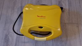 Moulinex Waffeleisen "Waffle Time" - Gelb, Top Zustand!