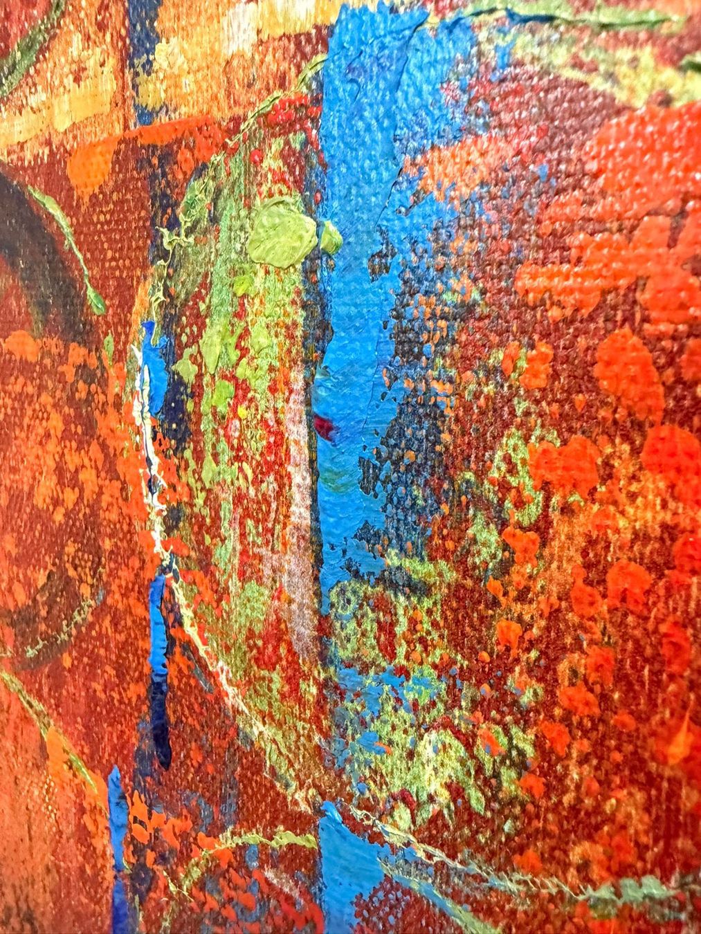 Poster & Bilder: Grosses dekoratives Wandbild abstrakte Malerei Kunst – Gebraucht aus Rickenbach ZH von Der-Insider 3