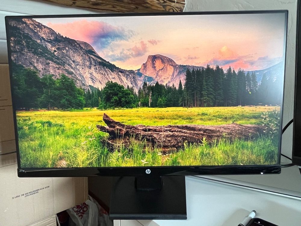 HP 27 Zoll Full-HD 27w Monitor (1JJ98AA) (Gebraucht) in Altendorf für ...