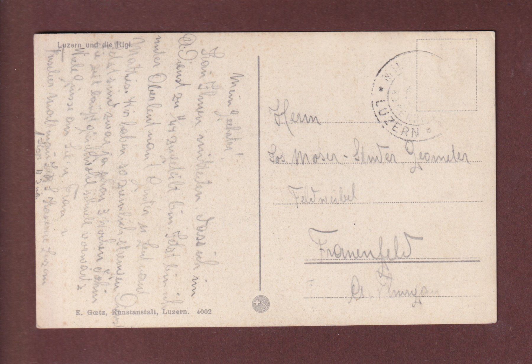 Cartes postales: LUZERN - Hofkirche - Rigi – D'occasion à Pully par nicecards-shop 1