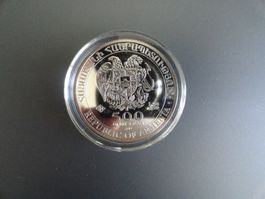 1x ARMENIEN - 2019 - 500 DRAM - ARCHE NOAH 1 OZ FEINSILBER